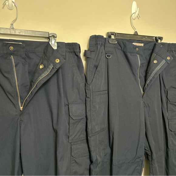 5.11 Tactical 74273 Series Mens Black Cargo Pants 42/30 Baggy Work Casual Hiking - Picture 13 of 16